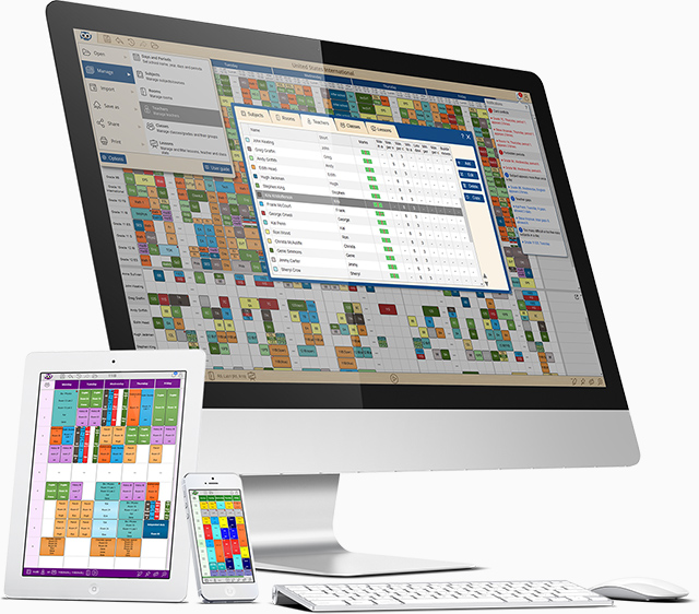Powerful school scheduling software